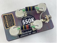 Emerson 550K Les Paul Long Shaft Pre-Wired Kit
